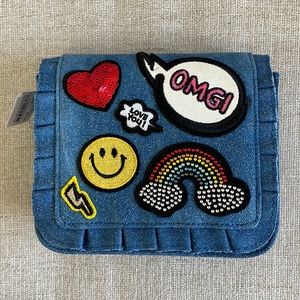 Girls denim purse NWT